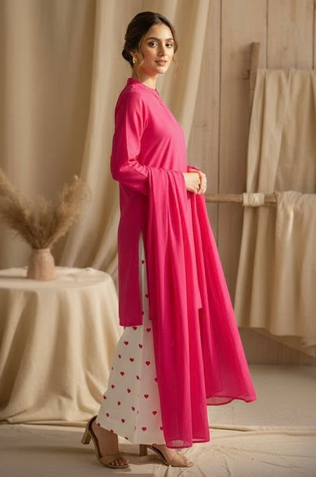 2-Piece Cotton Fabric Suit – Available in All Colors