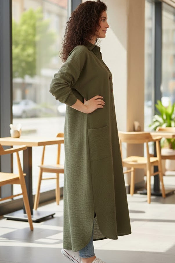 Stitched Plain Lawn Shirt