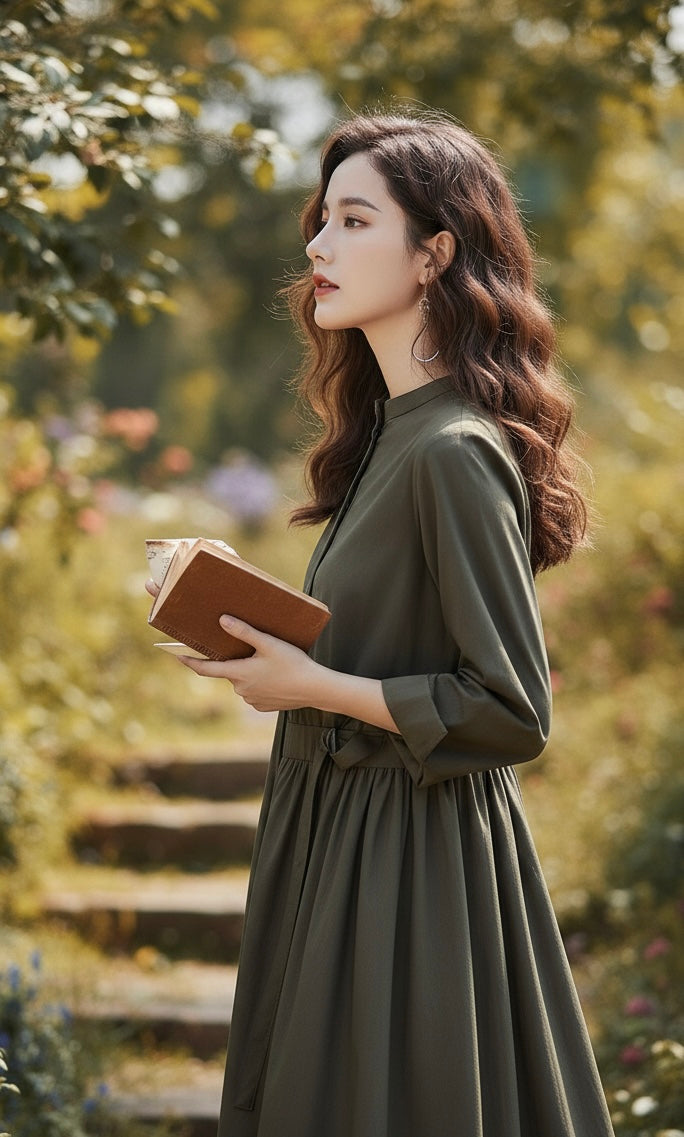 Stitched Plain frock Shirt