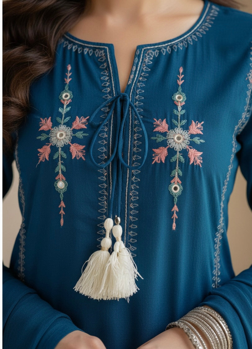 Eid Collection – Embroidered Lawn 3-Piece Unstitched Sui