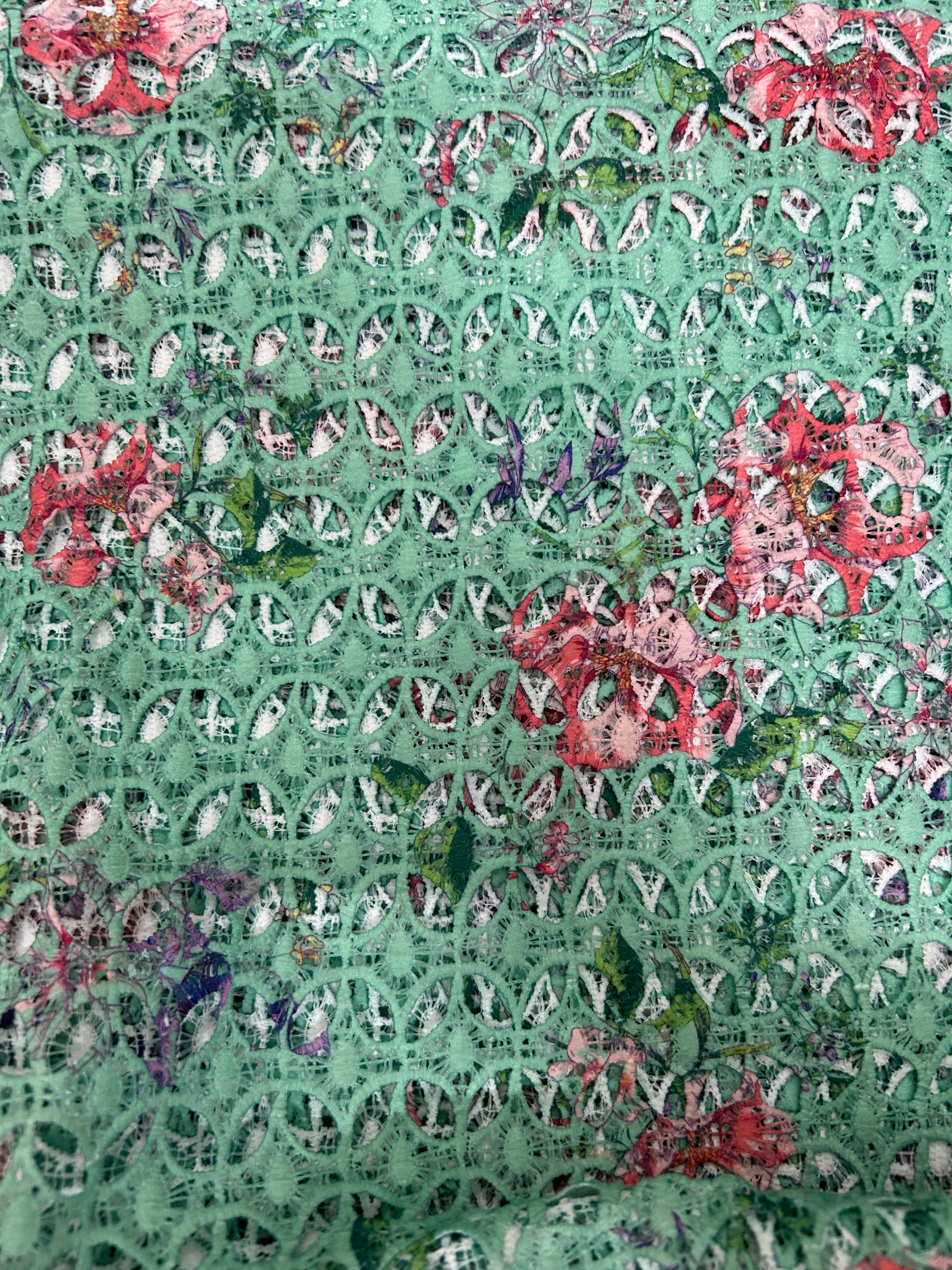 Caroisha Net Suit with Lawn Inner